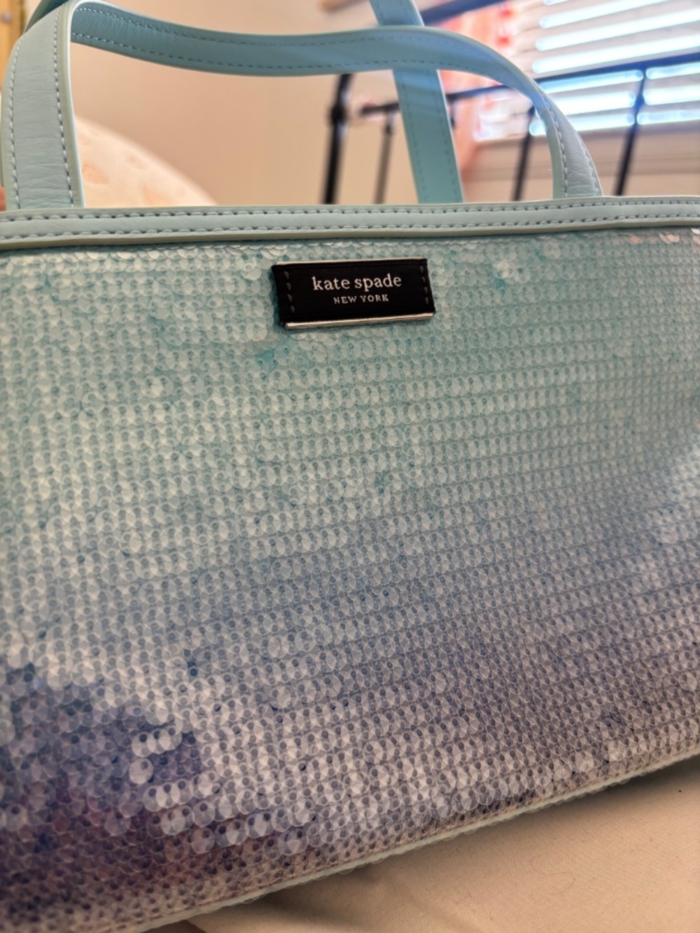 Sam Icon Sequins small tote - Picture 5 of 11
